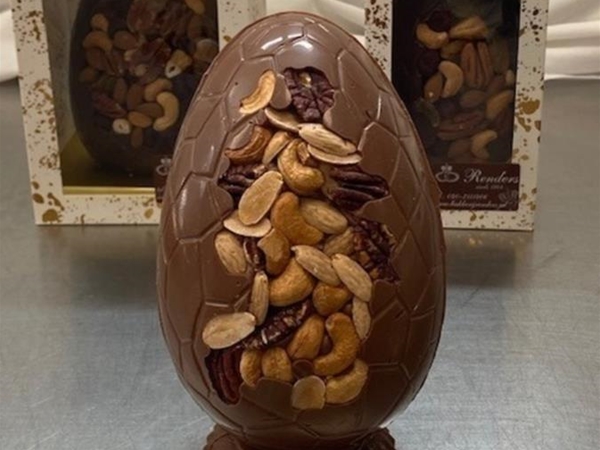 Chocolade paasei  groot